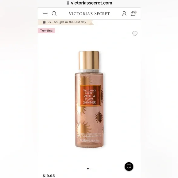 NWT Victoria's Secret Vanilla Body Shimmer Moisturizer and Mist Spray Set - Picture 2 of 5